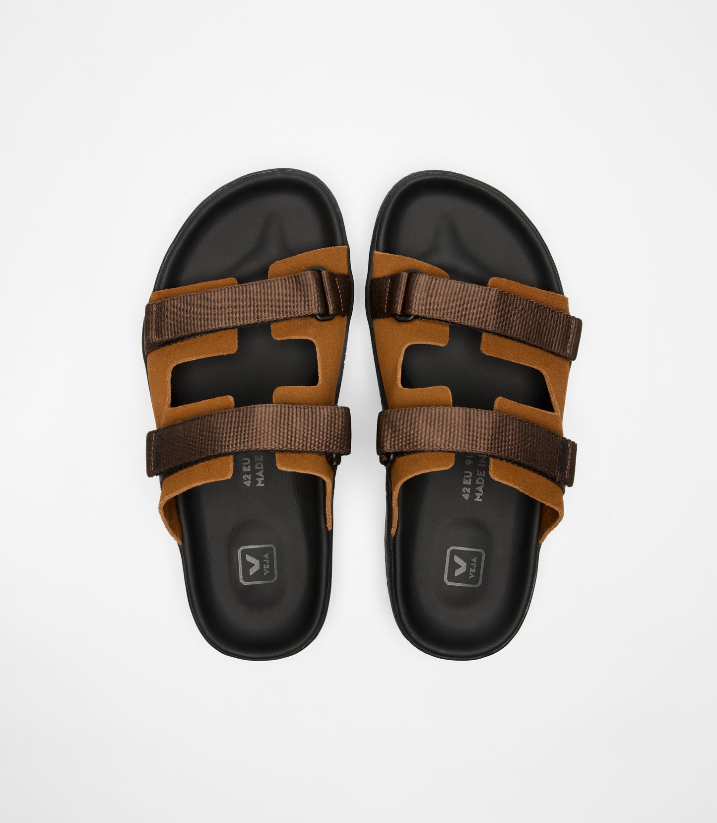 VEJA ARPOADOR SUEDE SOFT COGNAC_EAGLE_BLACK WOMEN