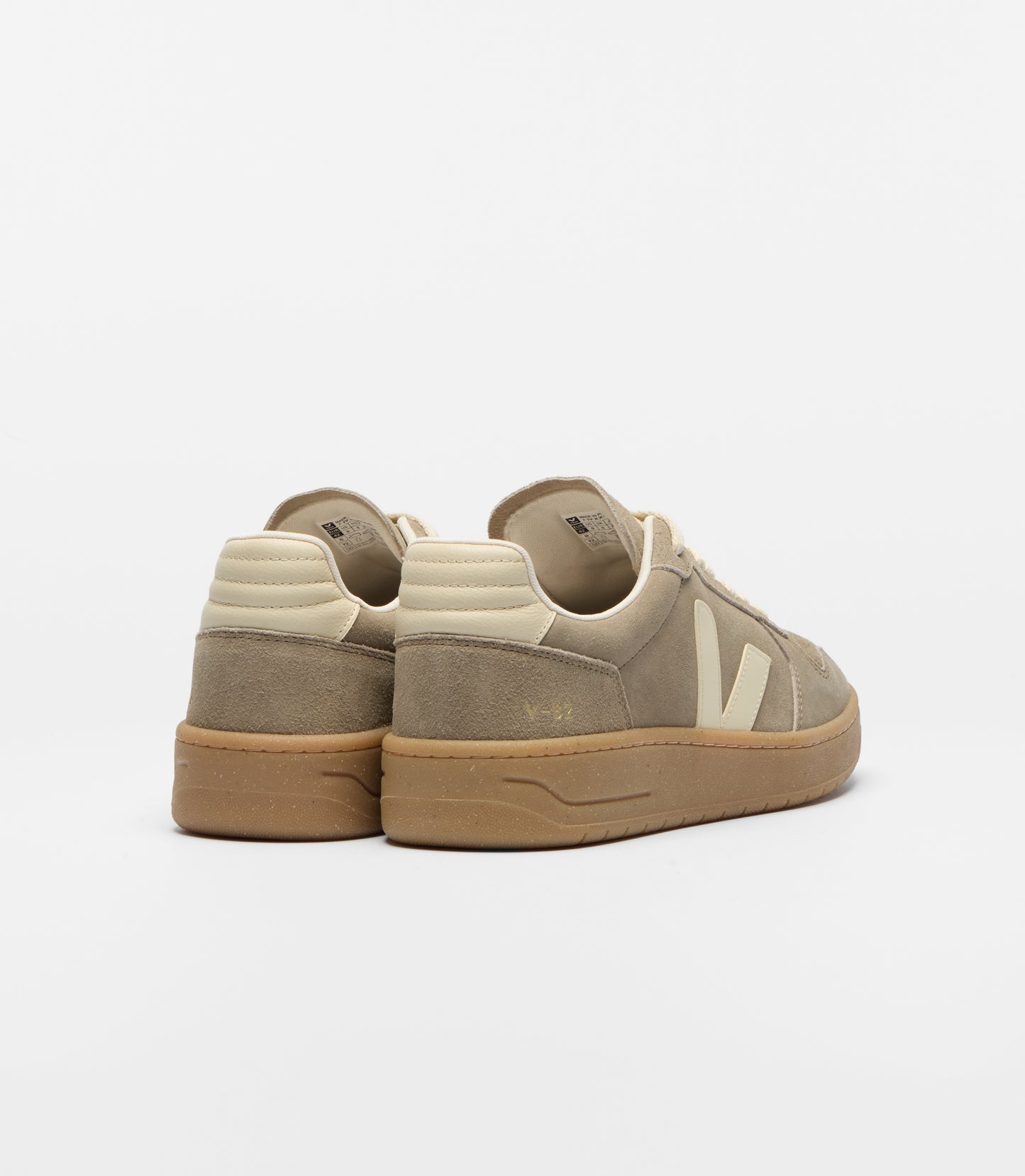 VEJA V-82 II SUEDE TAUPE_CALCAIRE_NATURAL WOMEN