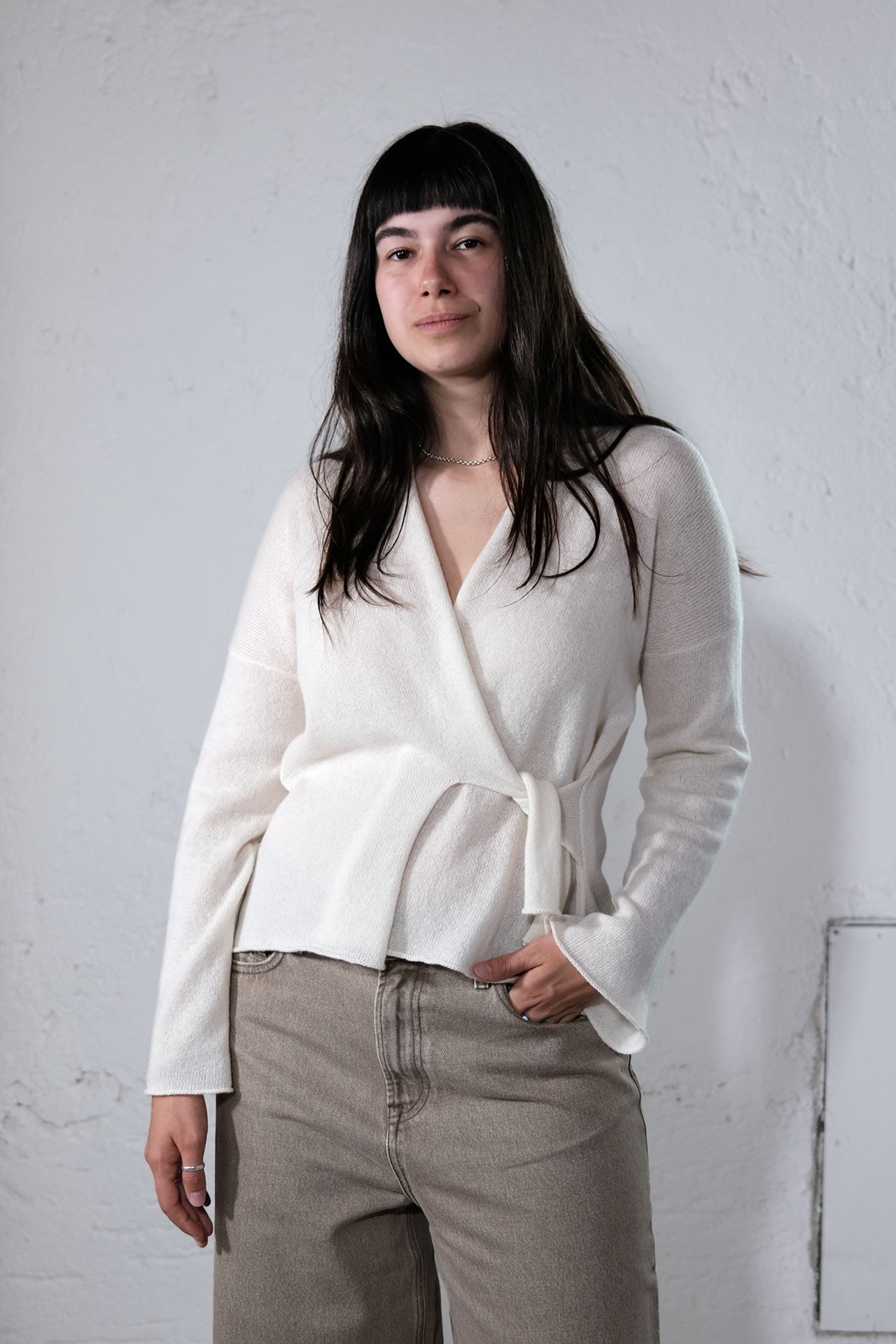 amon 1120230 Loose wrap cardigan