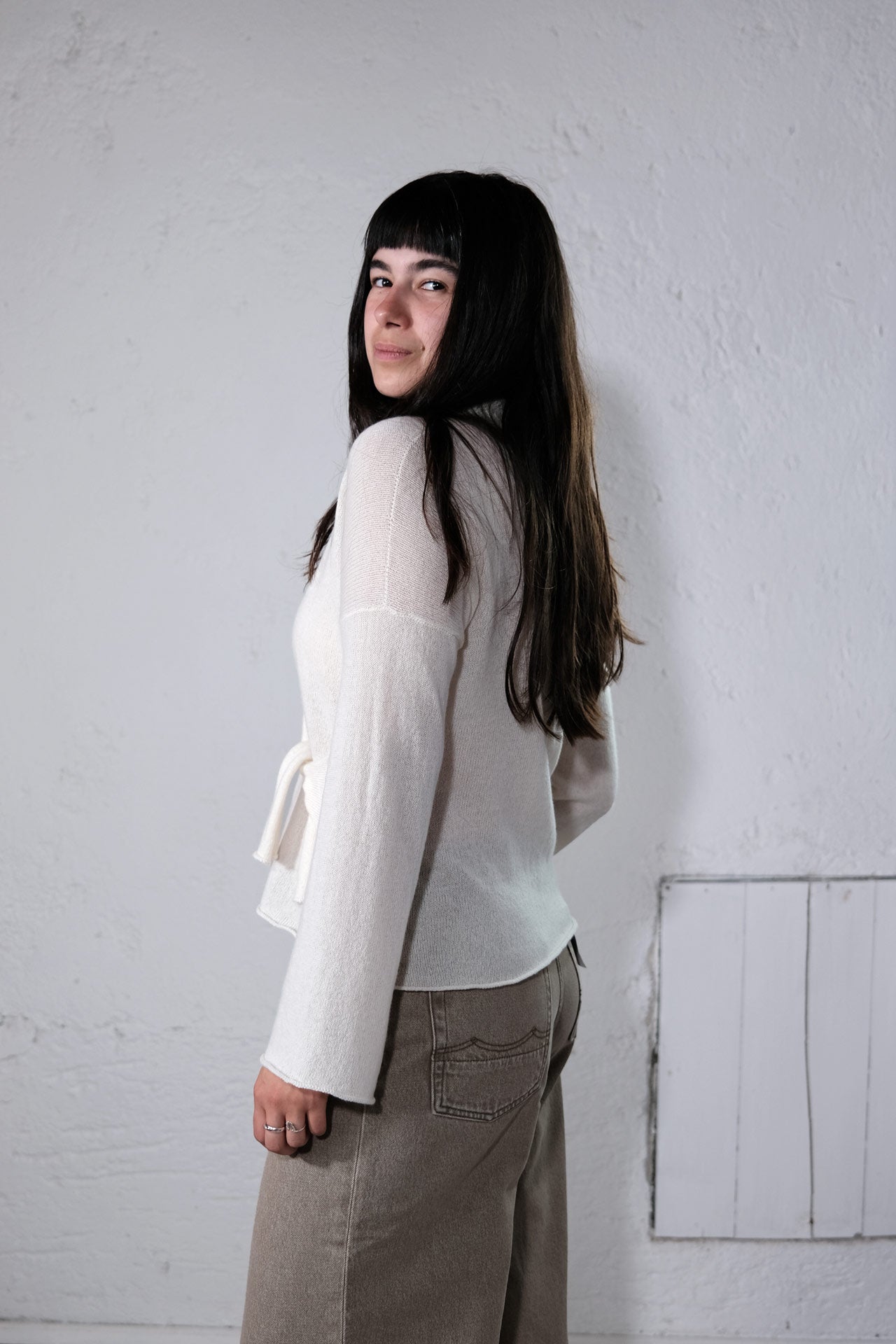 amon 1120230 Loose wrap cardigan