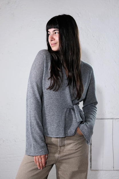 amon 1120230 Loose wrap cardigan