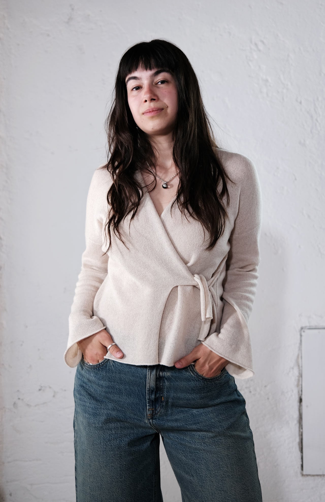 amon 1120230 Loose wrap cardigan