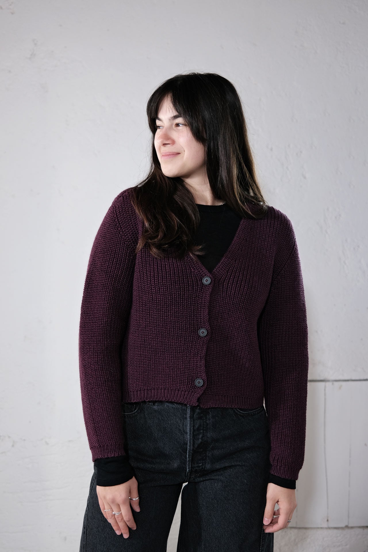 amon 1121901 soft merino warm cardigan