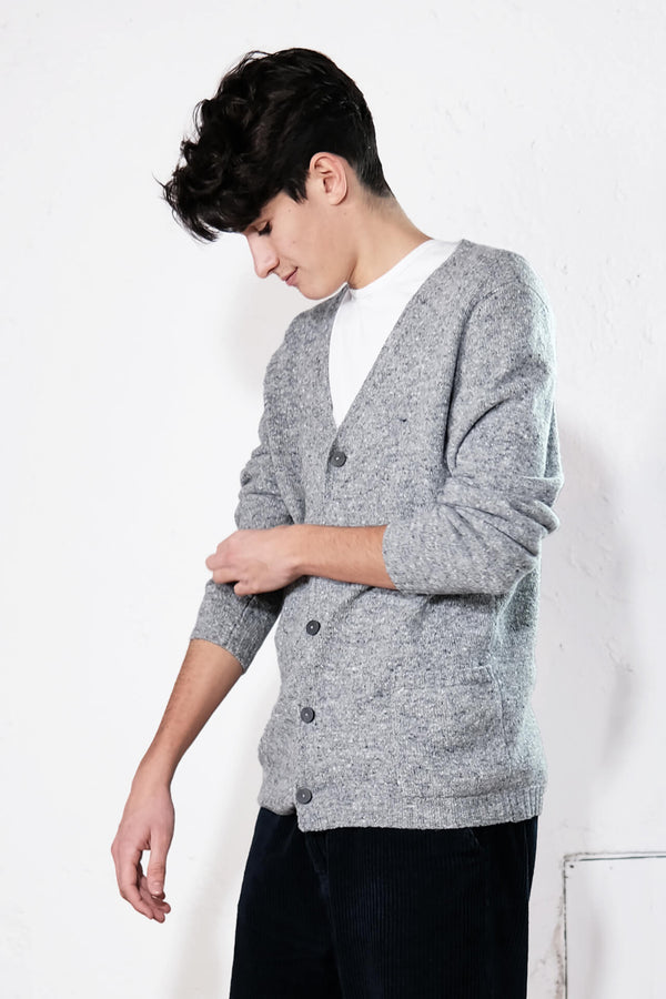 amon 2121400 men tweed cardigan