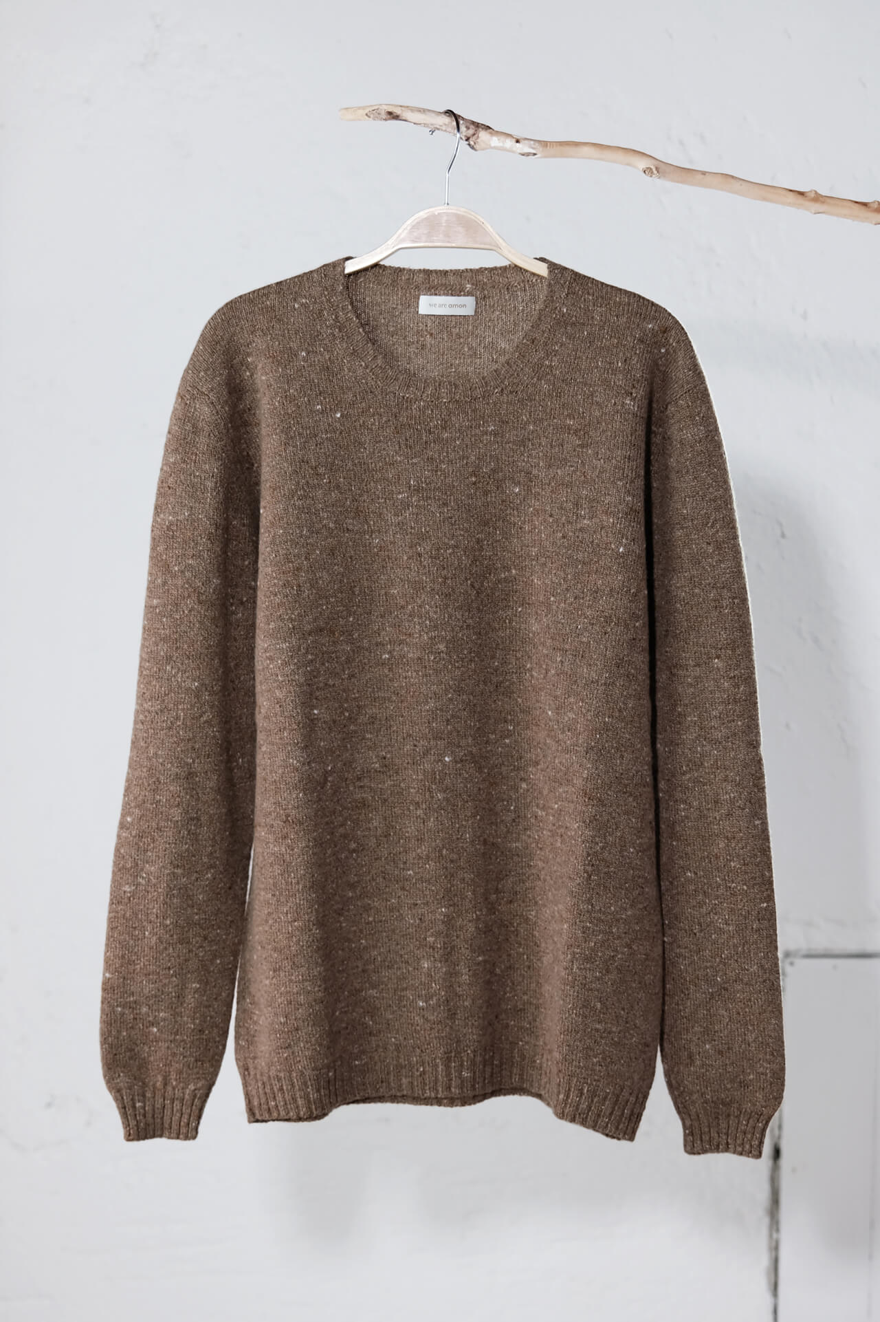 amon 2111401 men tweed round neck