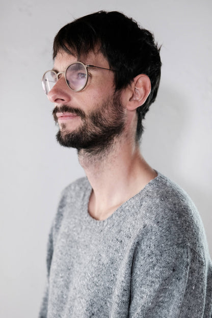 amon 2111401 men tweed round neck