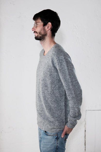 amon 2111401 men tweed round neck