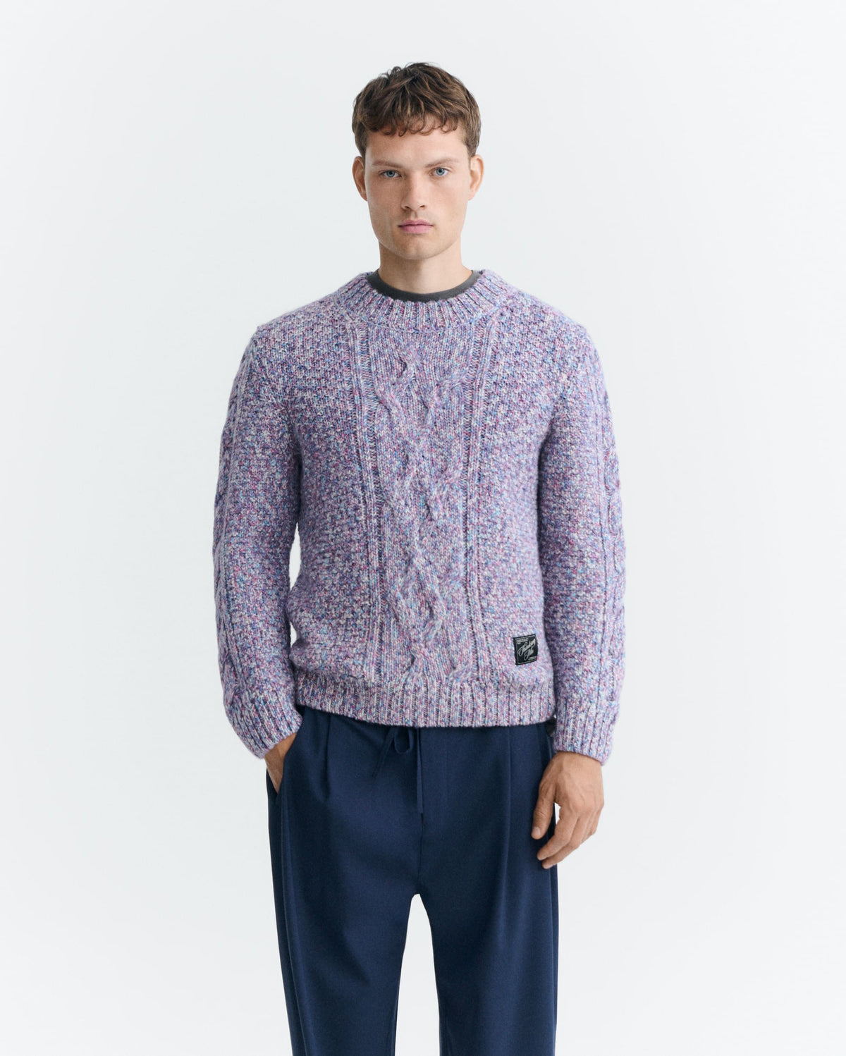 THINKING MU MAN MULTICOLOR JULIEN KNITTED SWEATER