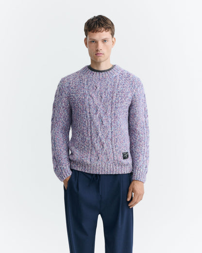 THINKING MU MAN MULTICOLOR JULIEN KNITTED SWEATER