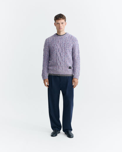 THINKING MU MAN MULTICOLOR JULIEN KNITTED SWEATER