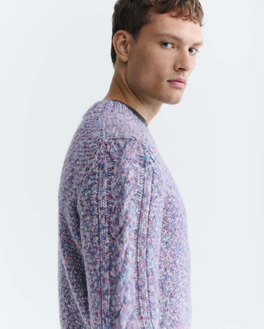 THINKING MU MAN MULTICOLOR JULIEN KNITTED SWEATER