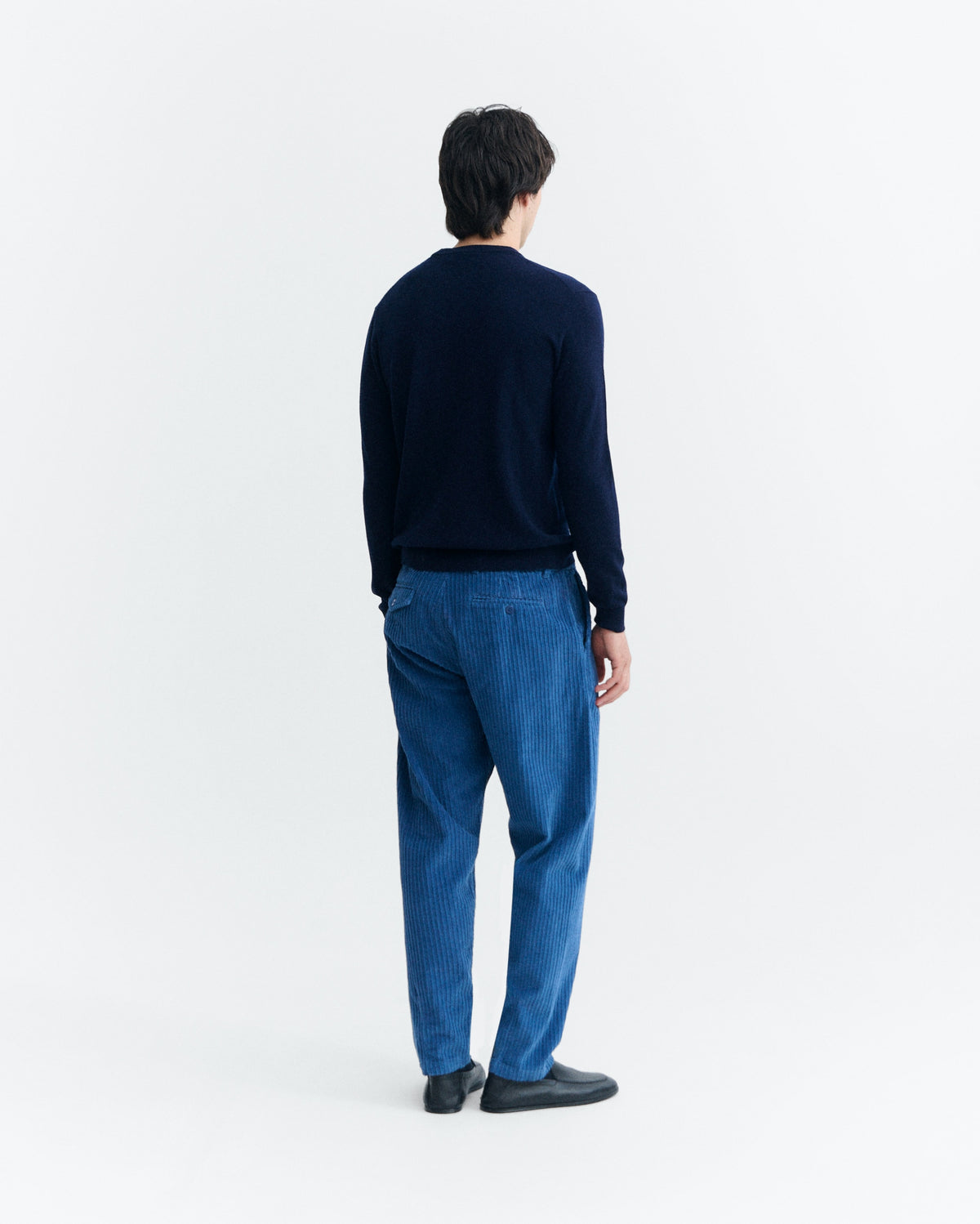 THINKING MU MAN DELFT BLUE CORDUROY WOTAN PANTS