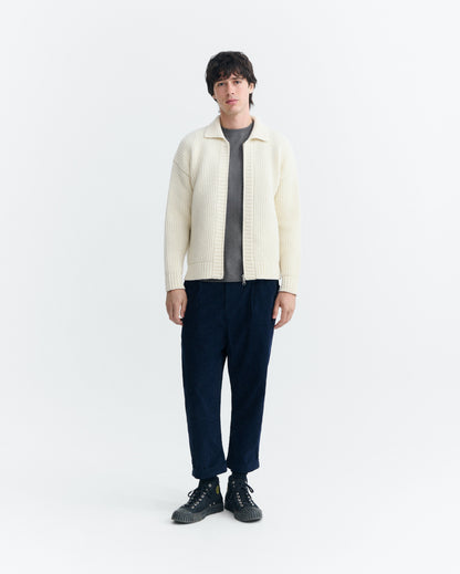 THINKING MU MAN NAVY MICROCORDUROY FRIEND PANTS