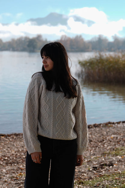 amon 1113001 Cashwool cable sweater