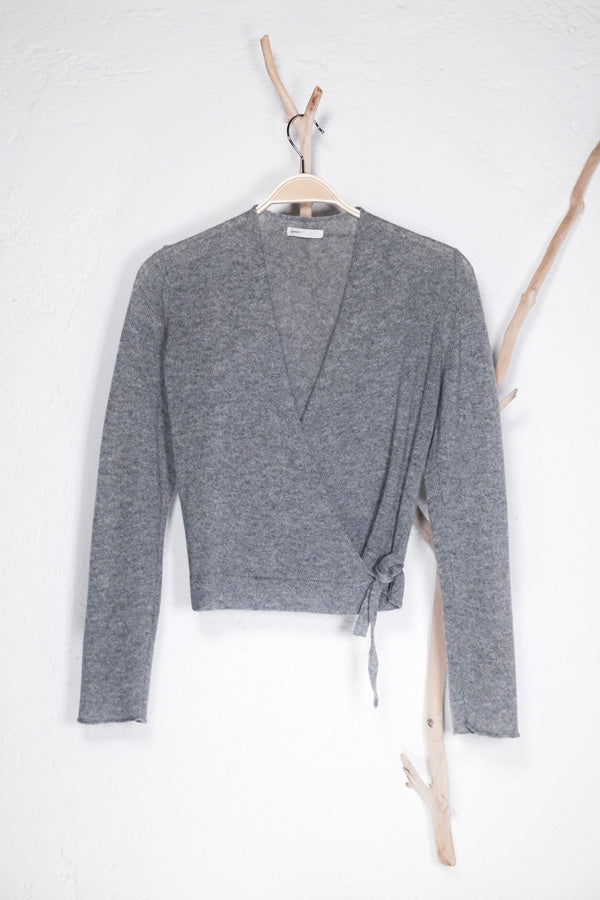 amon 1120220 short wrap cardigan