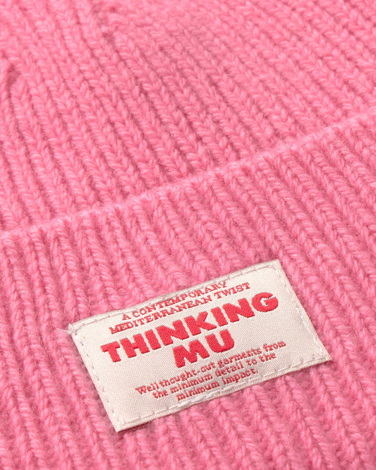 THINKING MU UNISEX PINK AMOR BEANIE