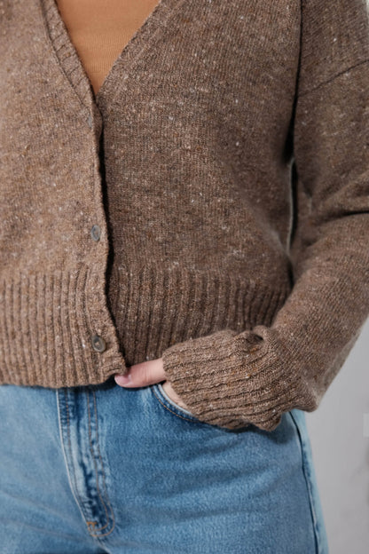 amon 1121409 Tweed short cardigan