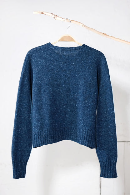 amon 1111404 tweed short sweater