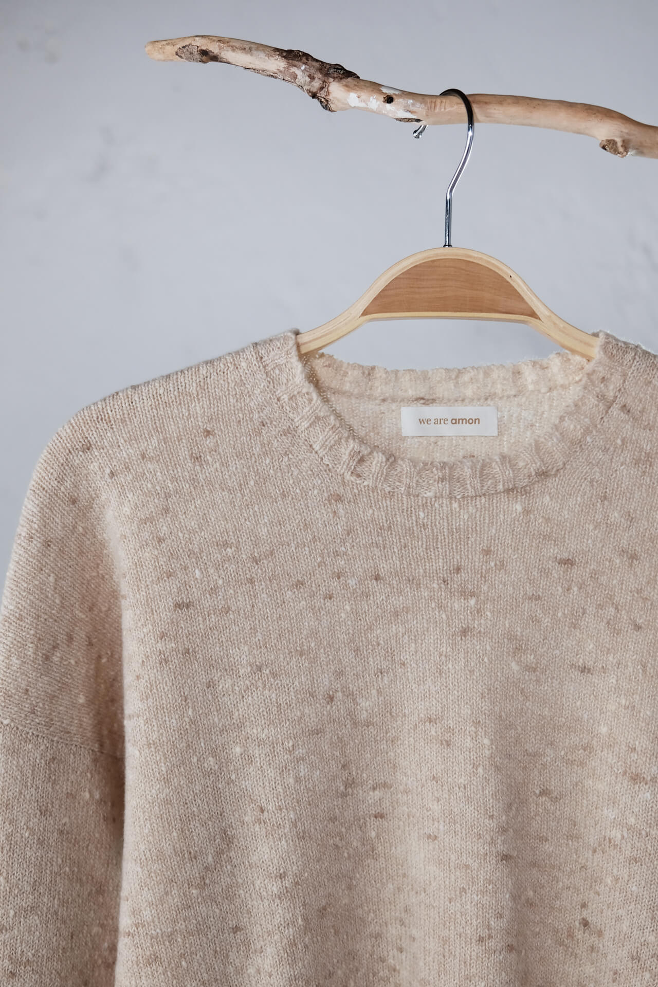 amon 1111404 tweed short sweater