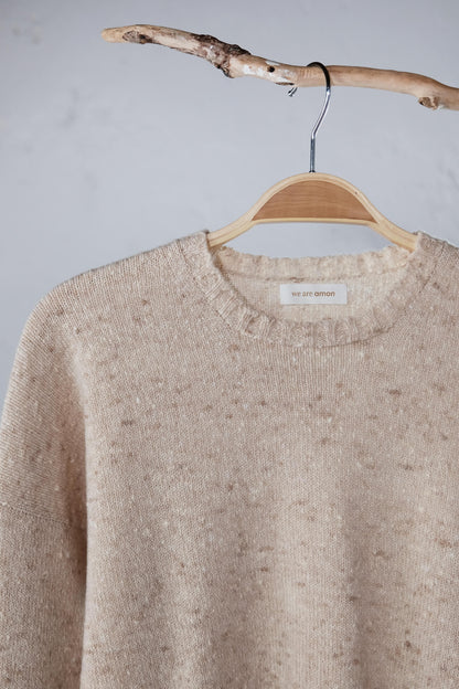 amon 1111404 tweed short sweater