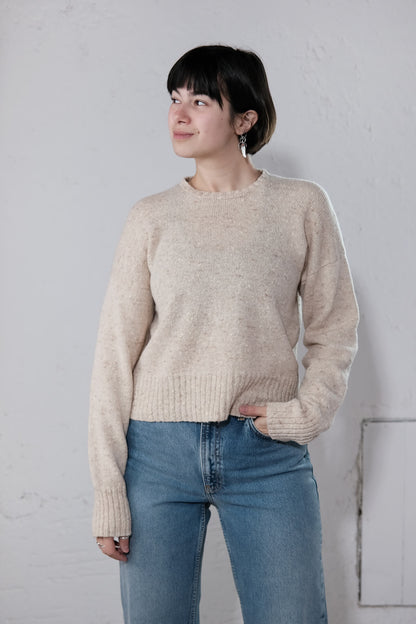 amon 1111404 tweed short sweater