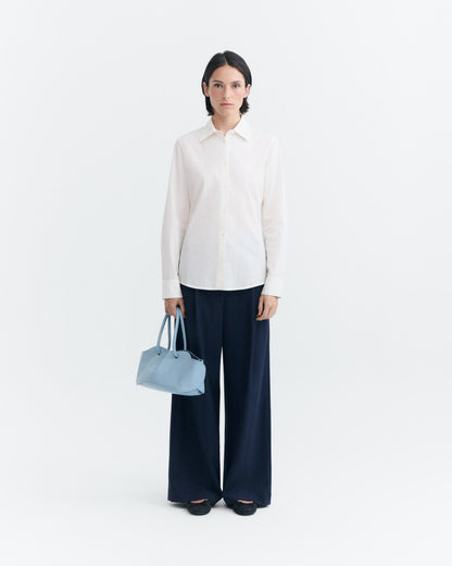 THINKING MU WOMAN WHITE KATHA BLOUSE
