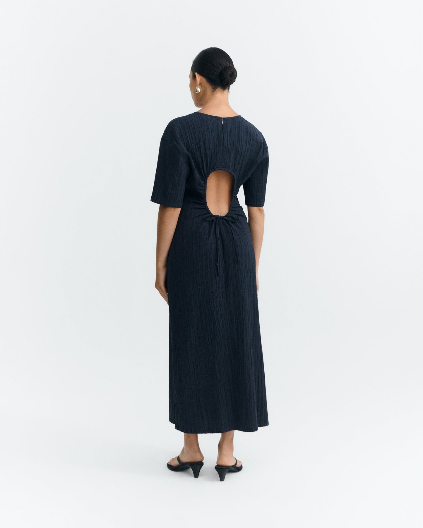 Thinking MU NAVY KINA DRESS