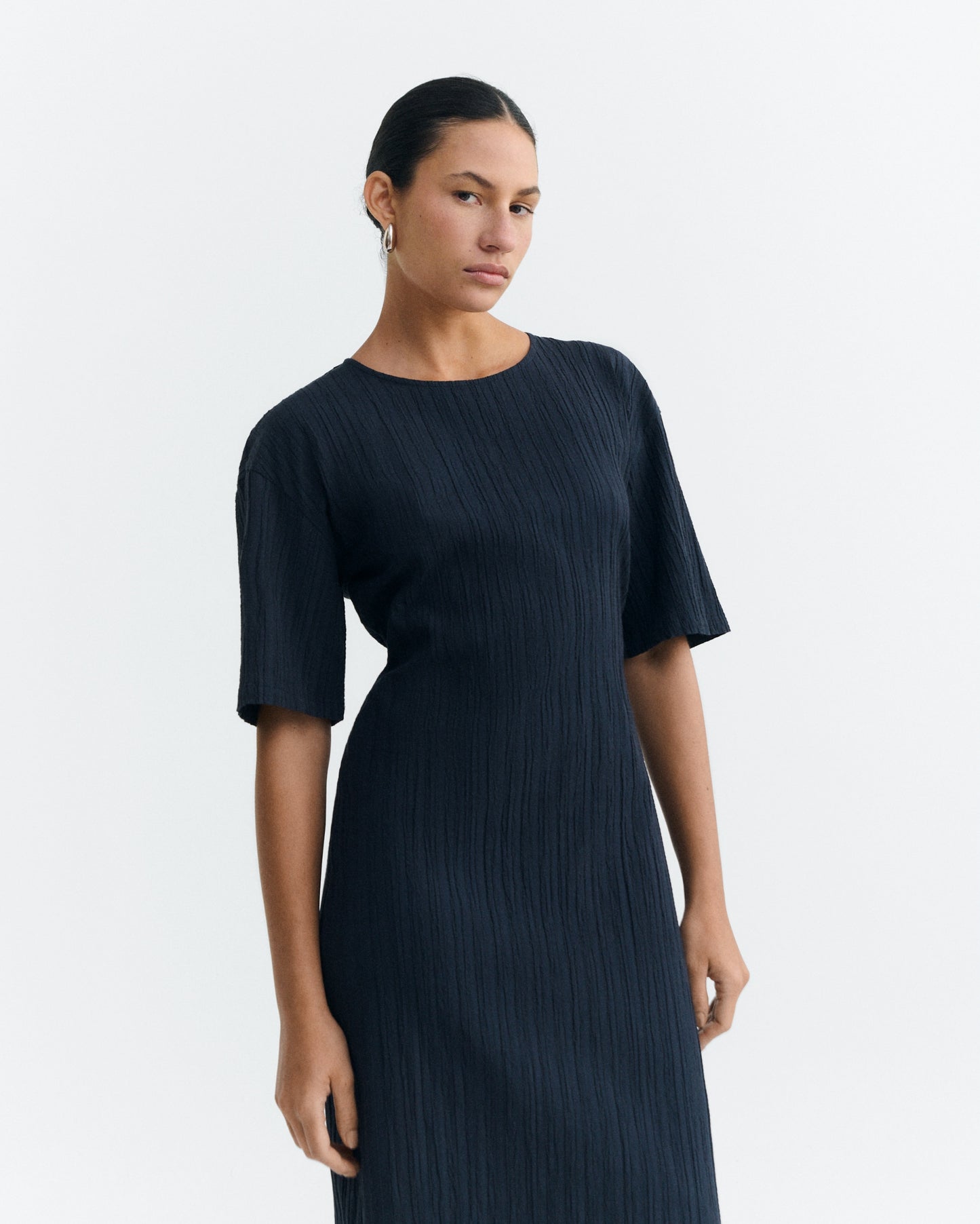 Thinking MU NAVY KINA DRESS