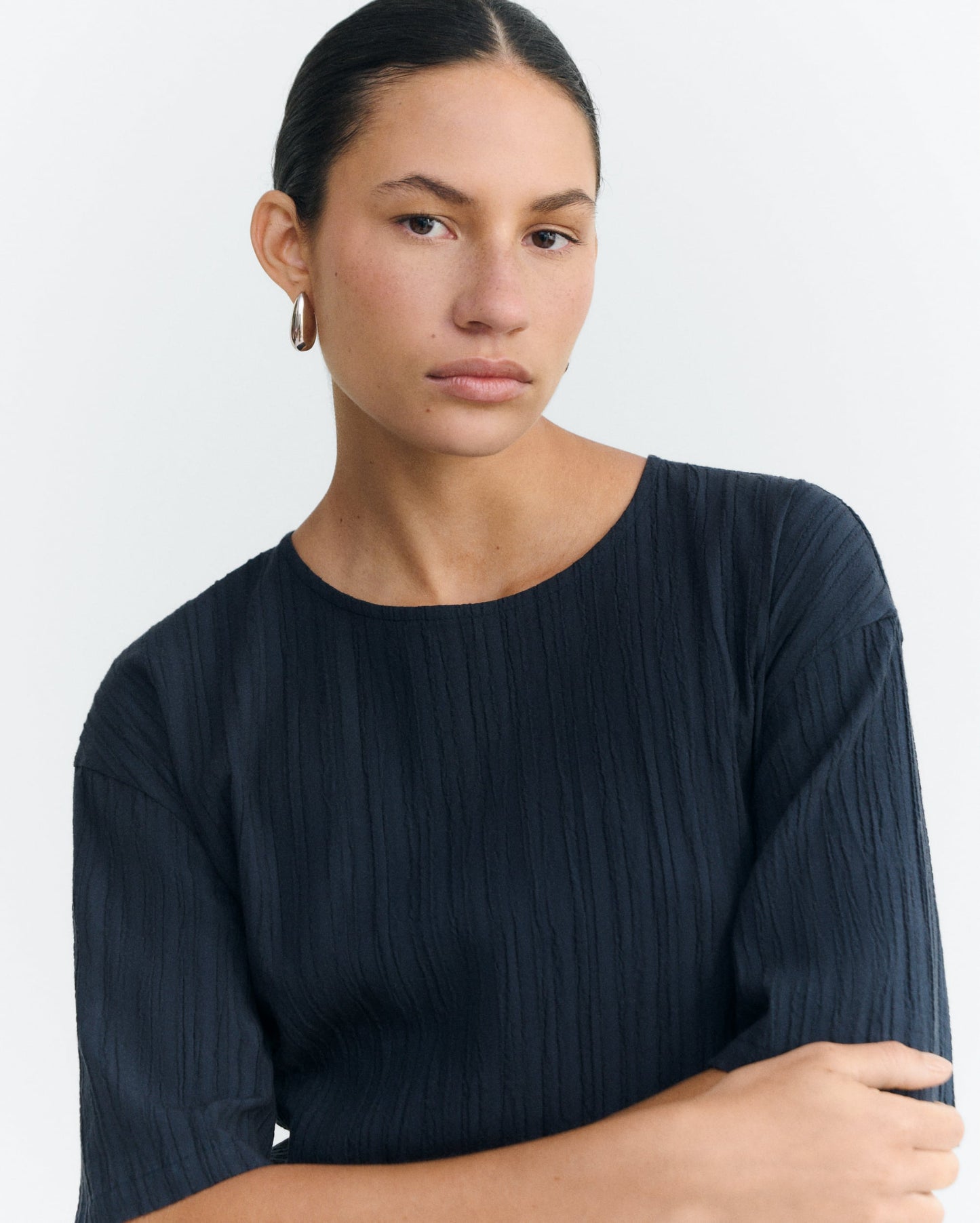 Thinking MU NAVY KINA DRESS