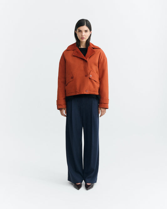 THINKING MU WOMAN BOMBAY BROWN NORMA JACKET