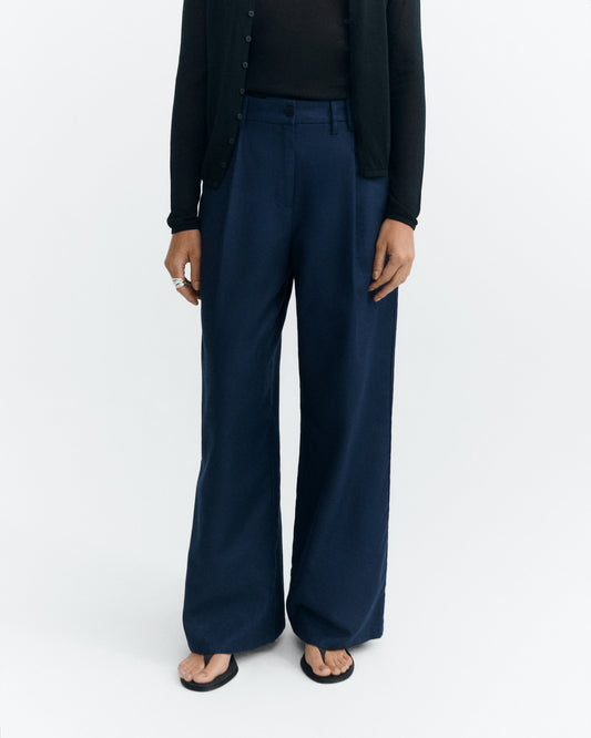Thinking MU WPT00237 NAVY MOLLY PANTS BLUE