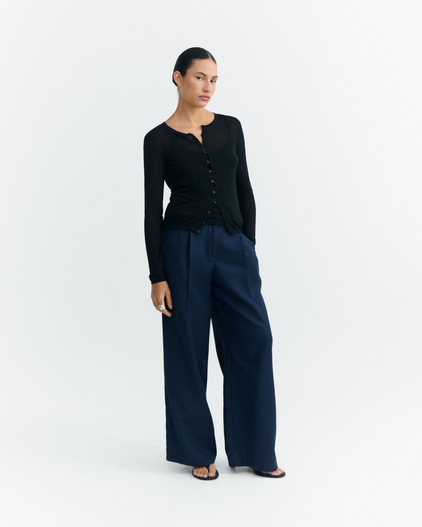 Thinking MU WPT00237 NAVY MOLLY PANTS BLUE