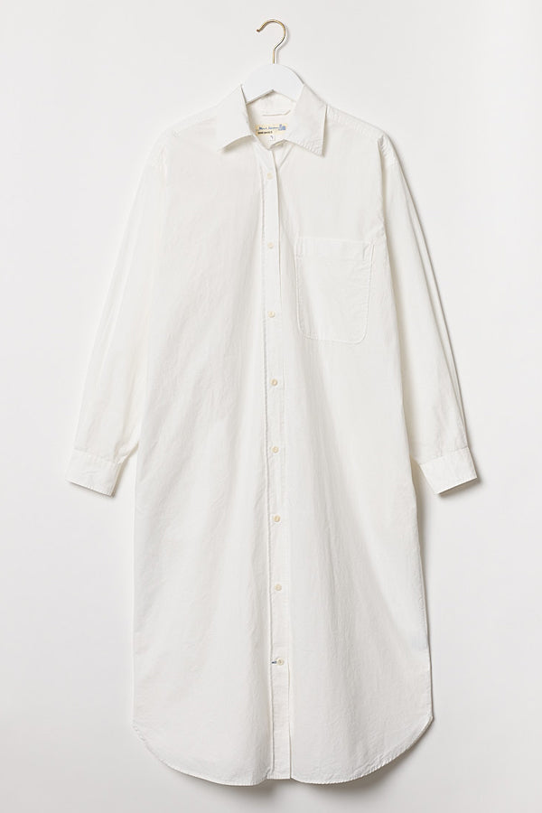 Merz b Schwanen - DRESS01   Hemdkleid, vorgewaschen, 120g, relaxed Fit Dresses