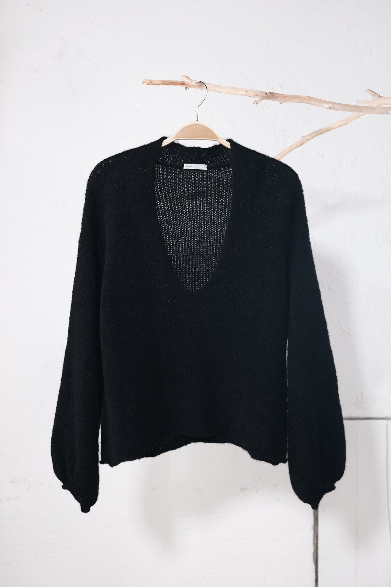 amon 1111509 fluffy kimono neck