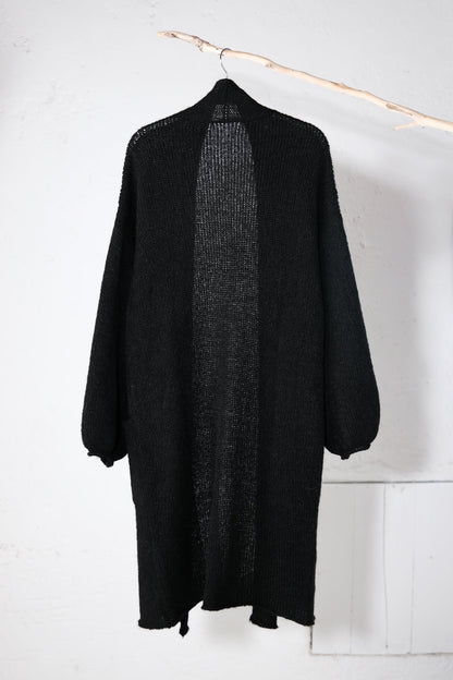 amon 1121506 fluffy puffed sleeve coat