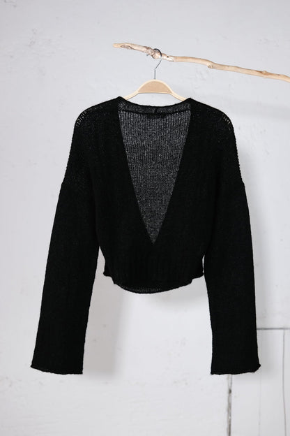 amon 1121508 fluffy wrap jacket