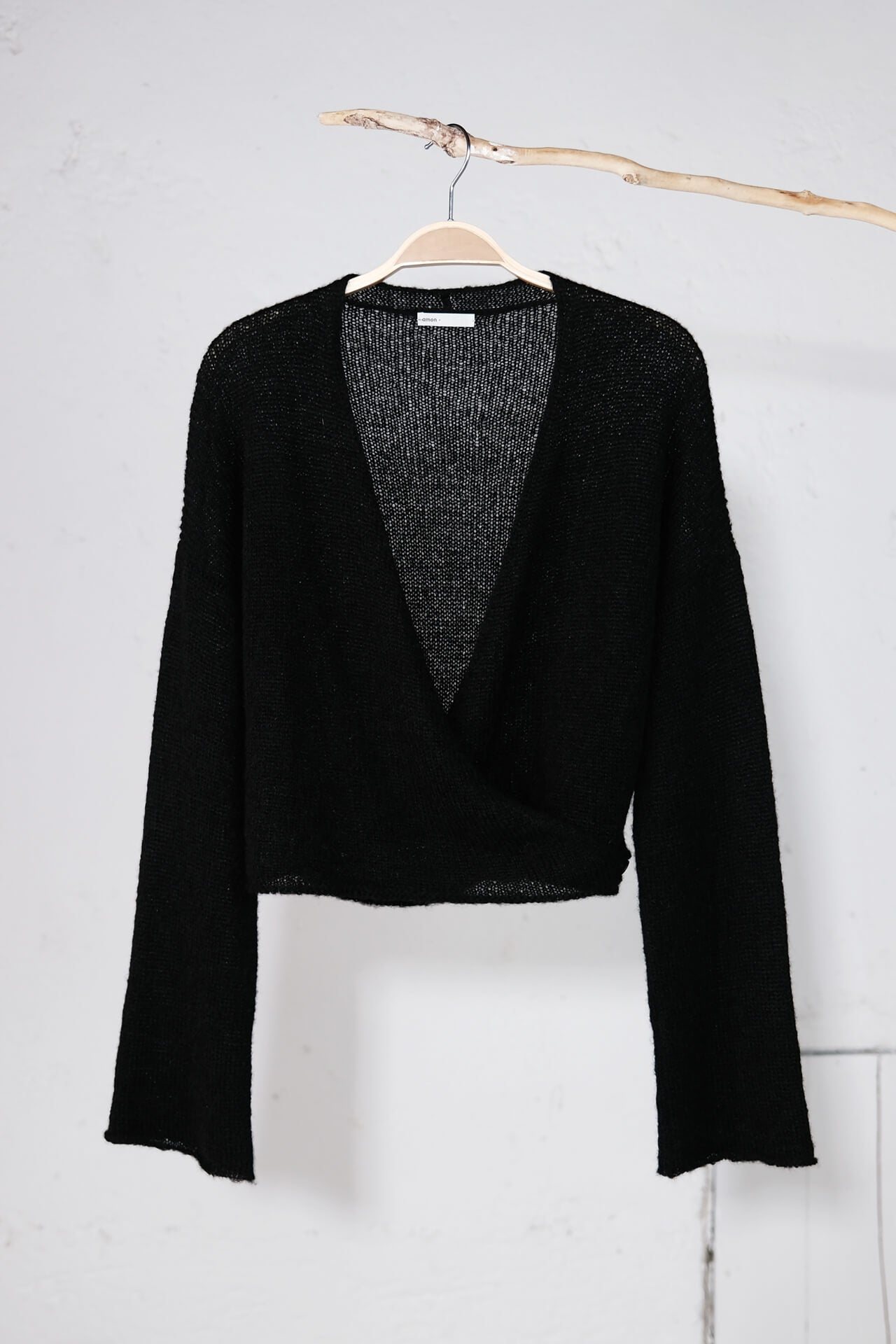 amon 1121508 fluffy wrap jacket