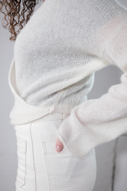 amon 1121508 fluffy wrap jacket