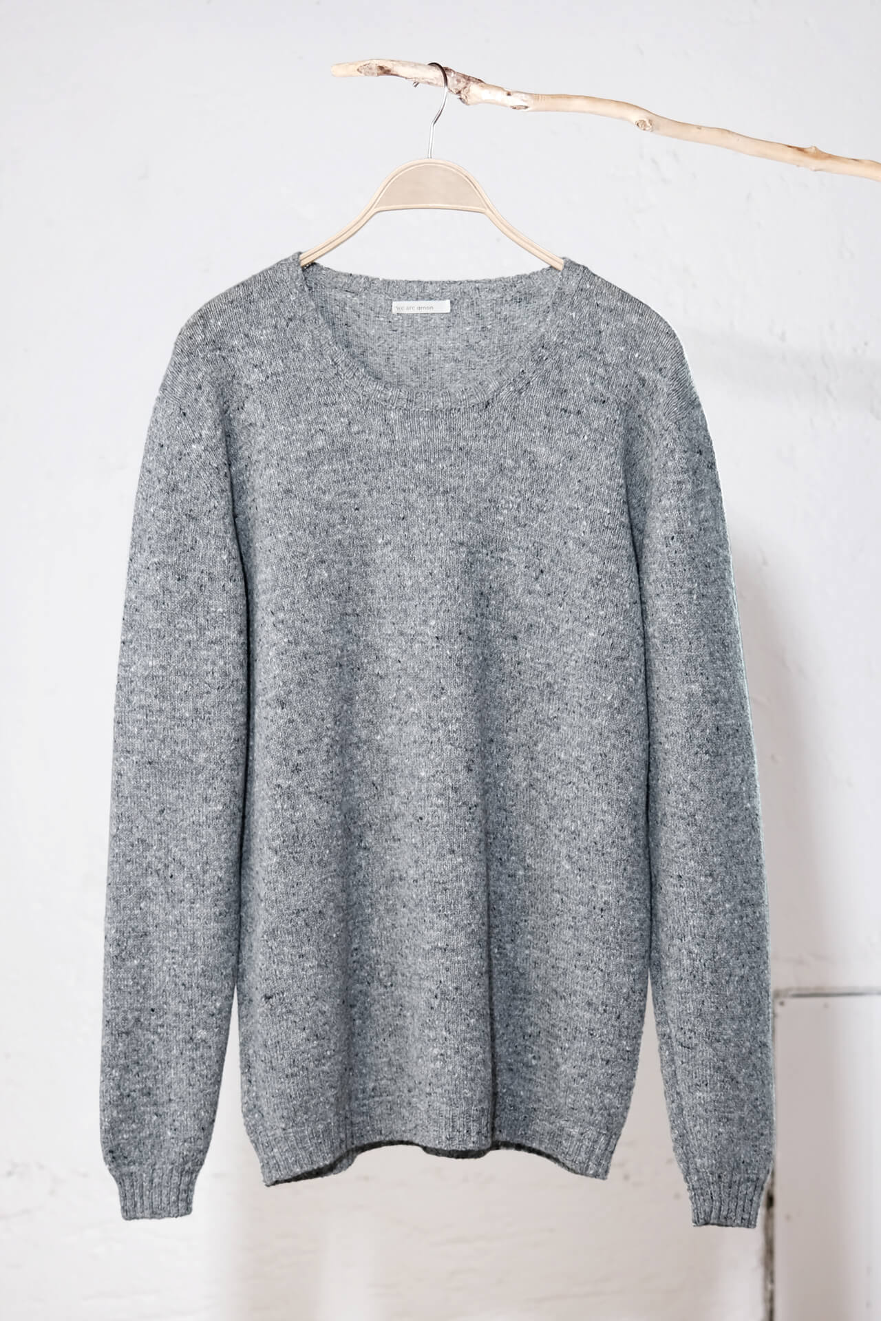 amon 2111401 men tweed round neck