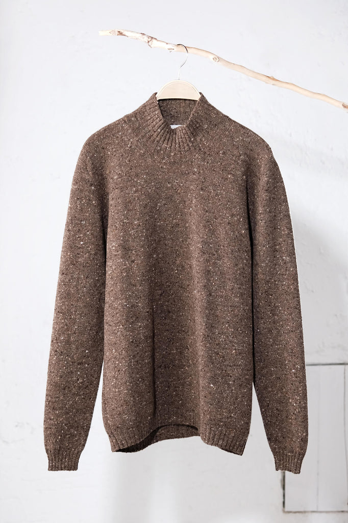 amon 2111402 Men tweed turtle neck