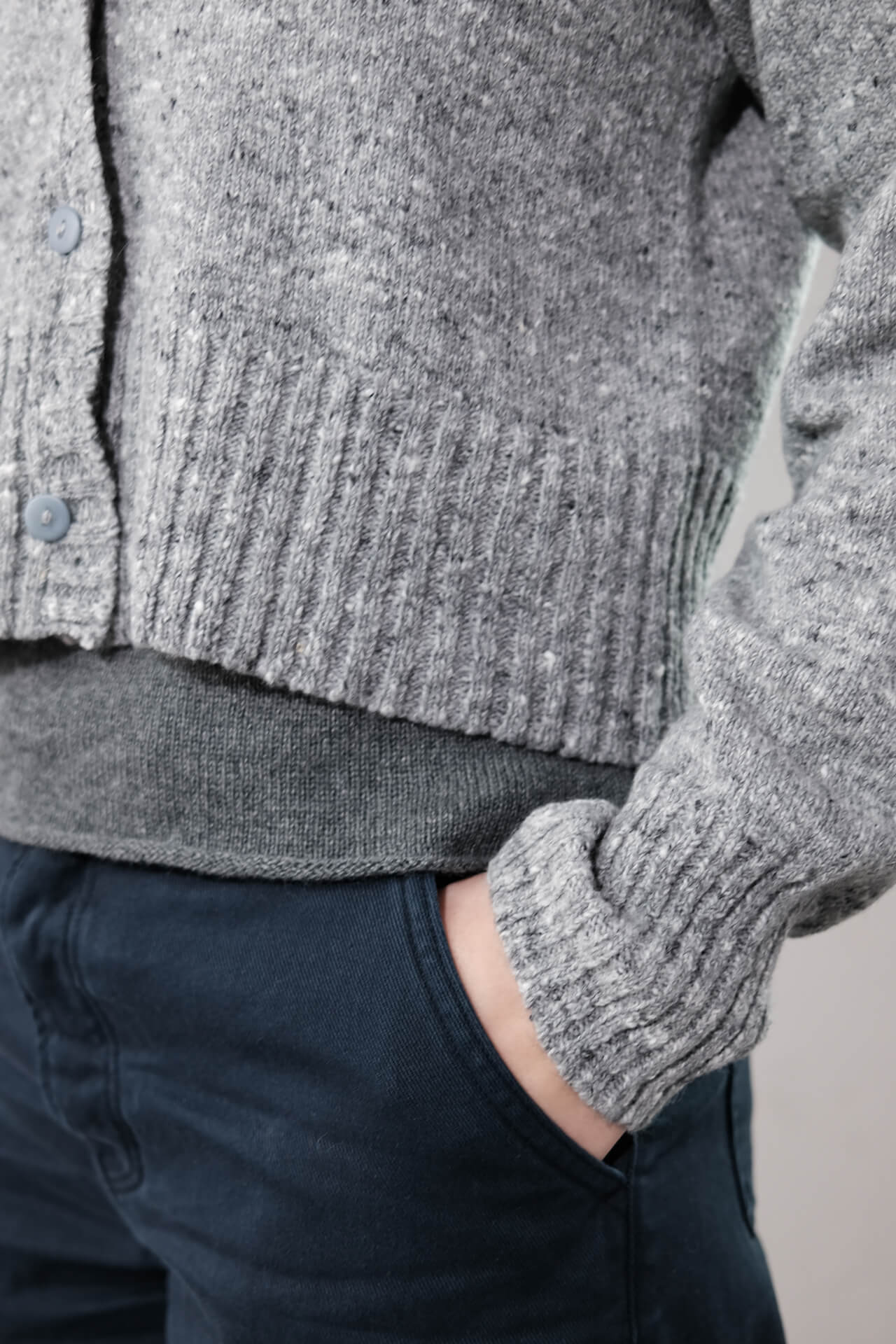 amon 1121409 Tweed short cardigan